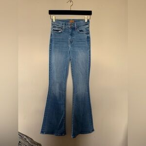 MOTHER Blue Flared Jeans